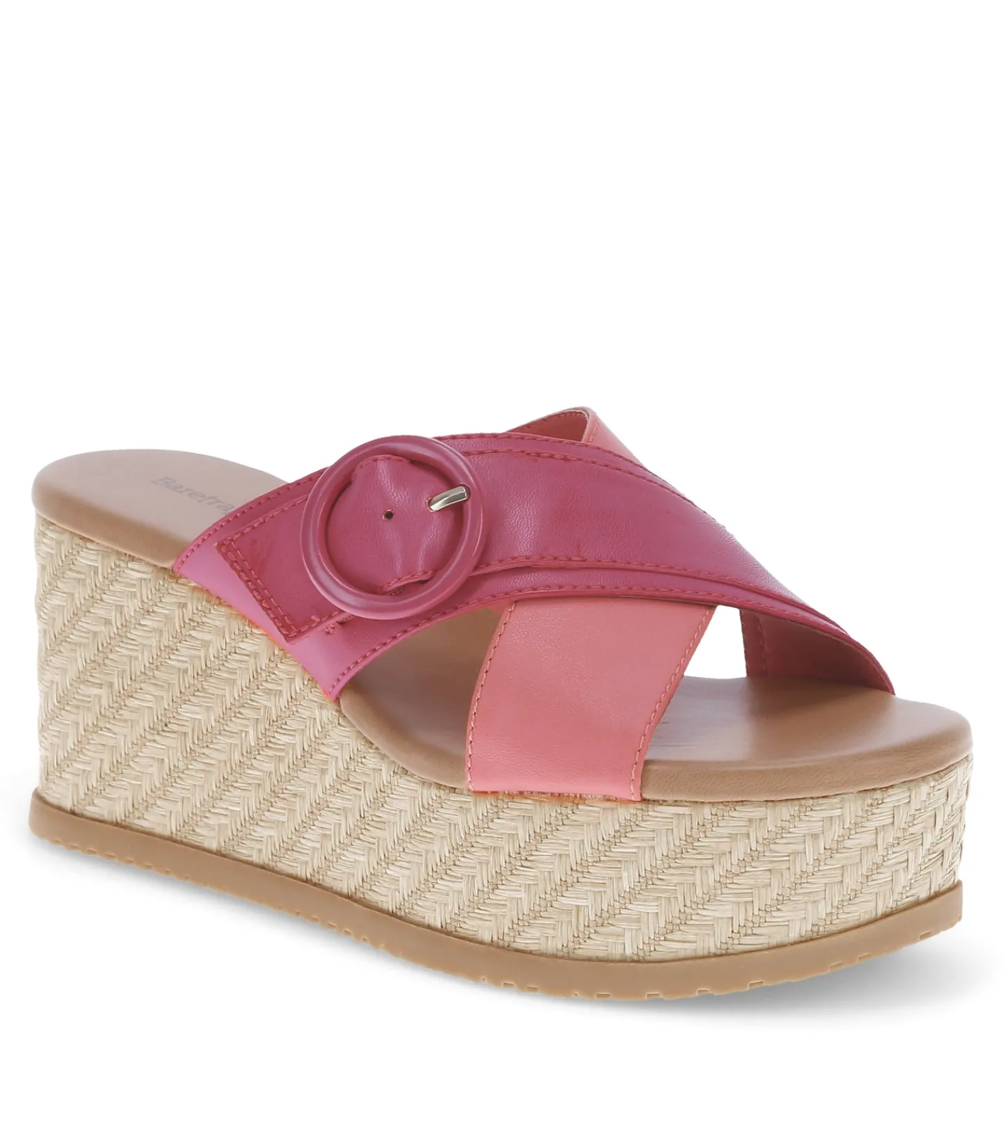 Baretraps Wedge Sandals-Sydney Wedge Sandal PinkPunch