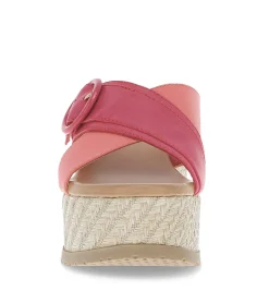 Baretraps Wedge Sandals-Sydney Wedge Sandal PinkPunch