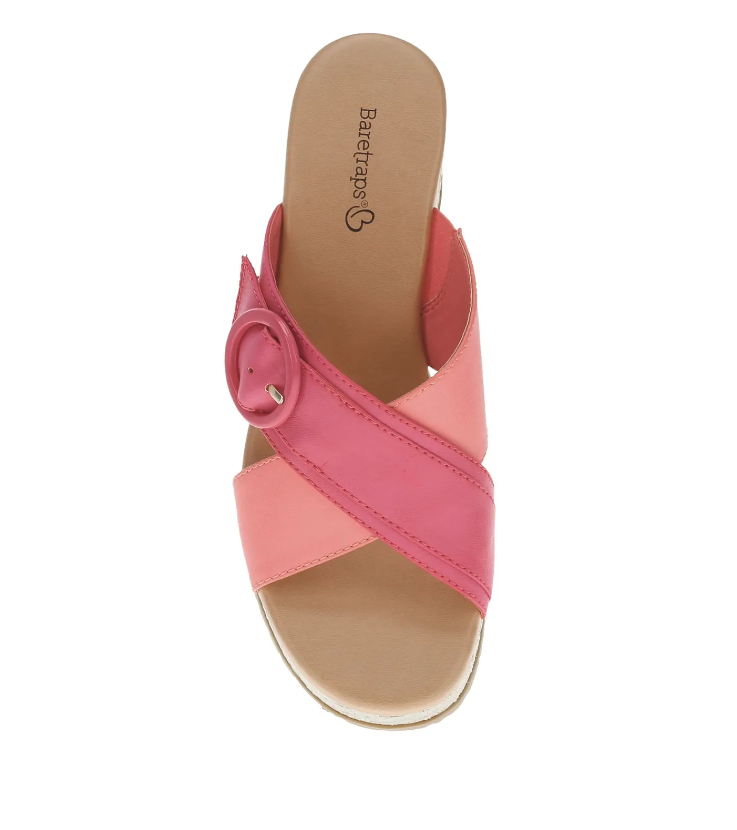 Baretraps Wedge Sandals-Sydney Wedge Sandal PinkPunch