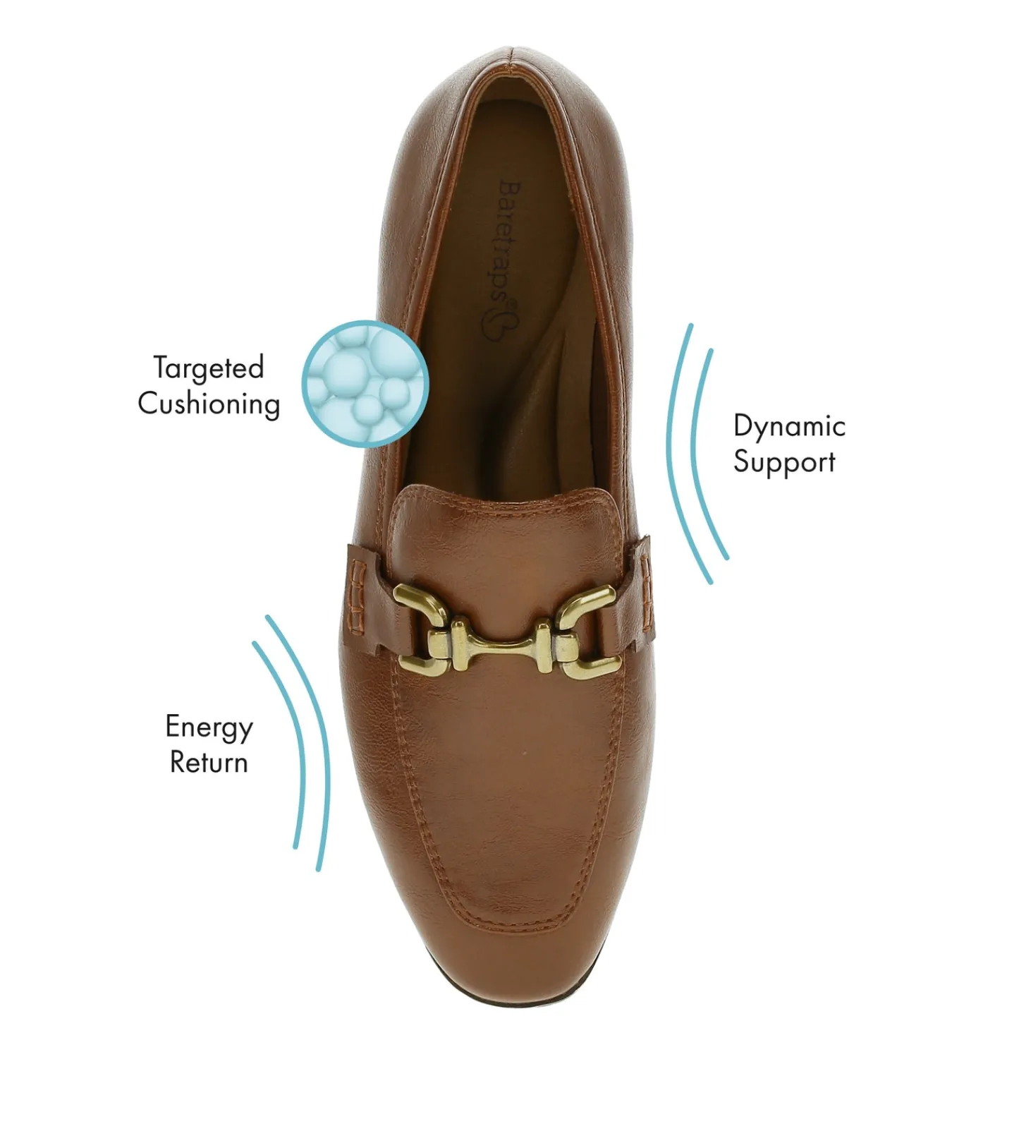 Baretraps Flats & Loafers|Dress Shoes-Tammy Loafer Mahogany