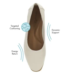 Baretraps Dress Shoes|Flats & Loafers-Tania Casual Flat Ivory