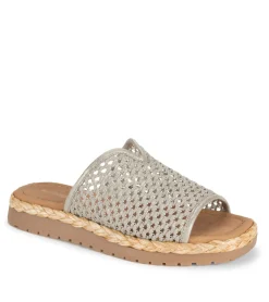 Baretraps Slides & Slip On Sandals-Tasmine Slide Sandal Champagne