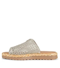 Baretraps Slides & Slip On Sandals-Tasmine Slide Sandal Champagne