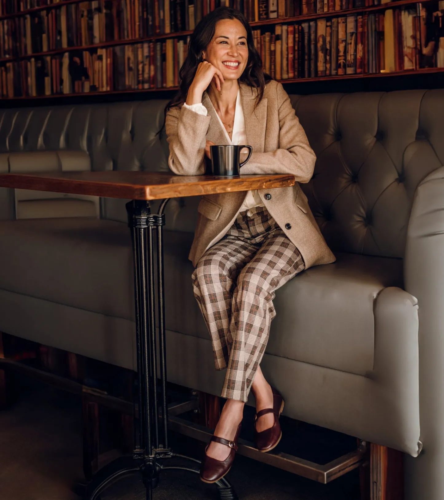 Baretraps Flats & Loafers|Dress Shoes-Teagan Mary Jane Flat Bloodstone