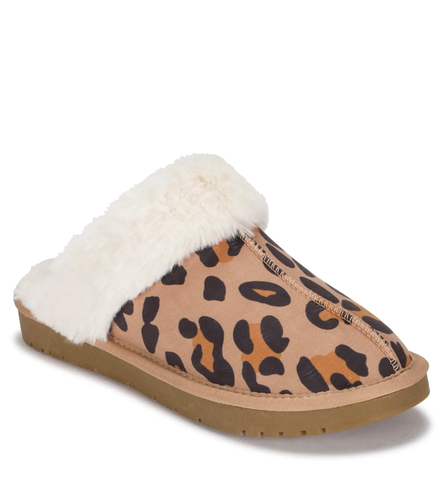 Baretraps Flats & Loafers-Teegan Clog Slipper Leopard
