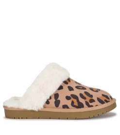 Baretraps Flats & Loafers-Teegan Clog Slipper Leopard
