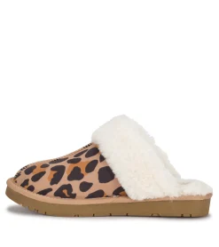 Baretraps Flats & Loafers-Teegan Clog Slipper Leopard