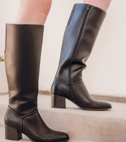 Baretraps Knee High Boots-Thalia Tall Boot Black