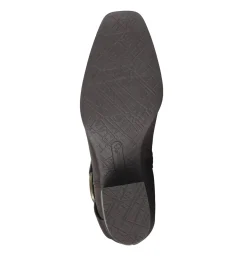 Baretraps Booties-Tiana Block Heel Bootie DarkBrown