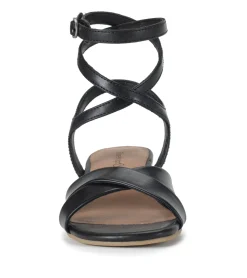 Baretraps Classic Comfort Sandals-Valerie Block Heel Sandal Black