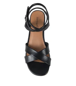 Baretraps Classic Comfort Sandals-Valerie Block Heel Sandal Black