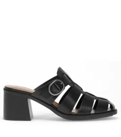 Baretraps Classic Comfort Sandals-Whitnie Block Heel Sandal Black