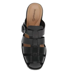 Baretraps Classic Comfort Sandals-Whitnie Block Heel Sandal Black