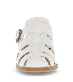 Baretraps Classic Comfort Sandals-Whitnie Block Heel Sandal Cream