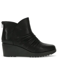 Baretraps Booties-Wichita Wedge Bootie Black