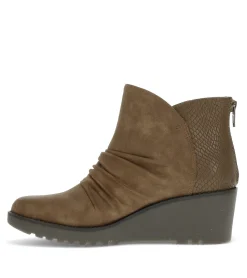 Baretraps Booties-Wichita Wedge Bootie DarkTaupe