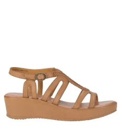 Baretraps Wedge Sandals-Wilma Wedge Sandal Caramel