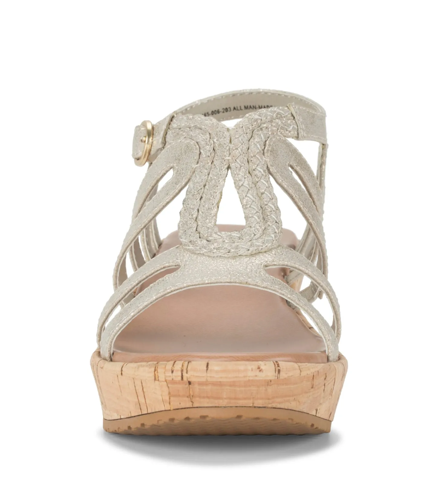 Baretraps Wedge Sandals-Wilma Wedge Sandal Champagne