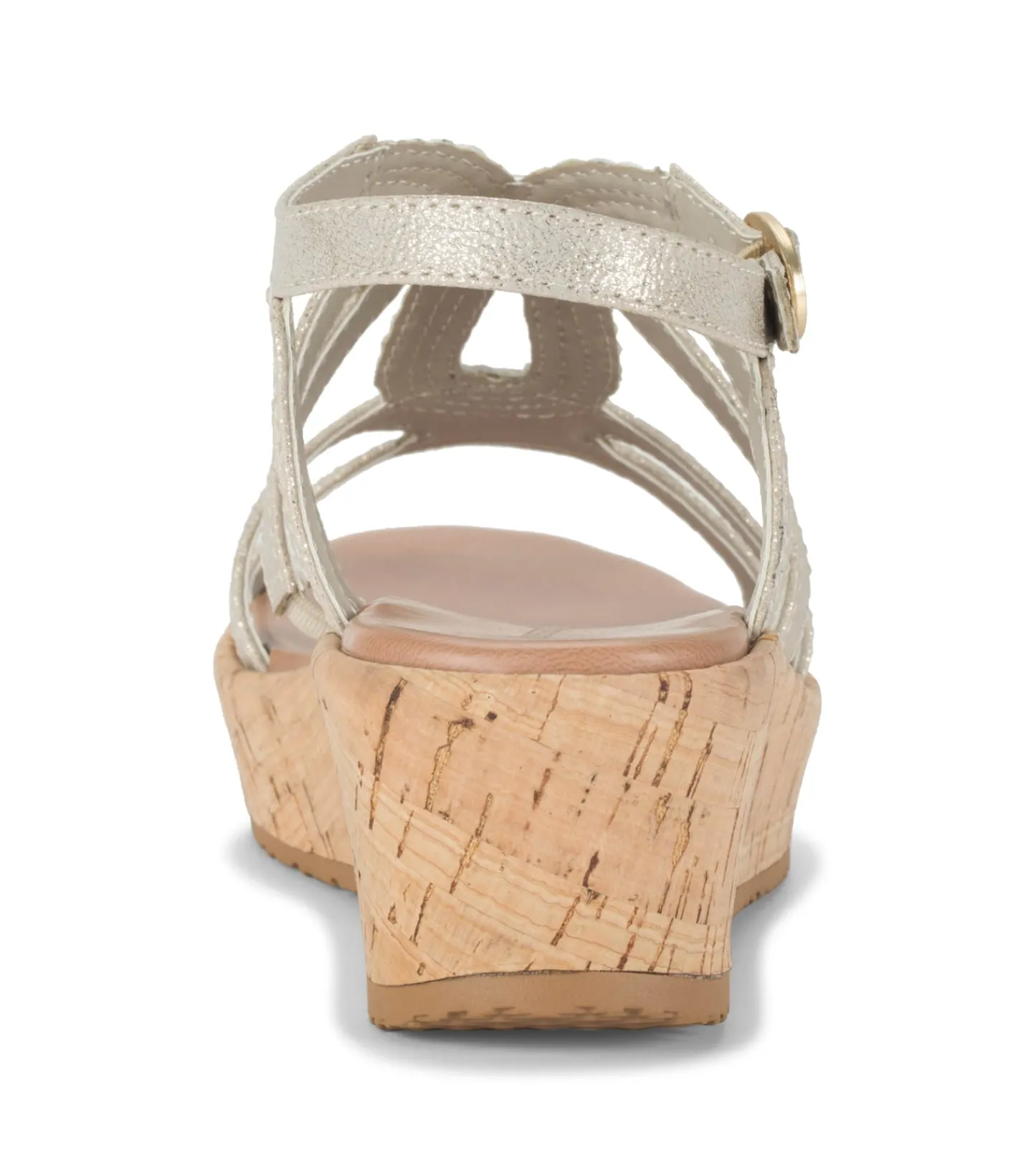 Baretraps Wedge Sandals-Wilma Wedge Sandal Champagne