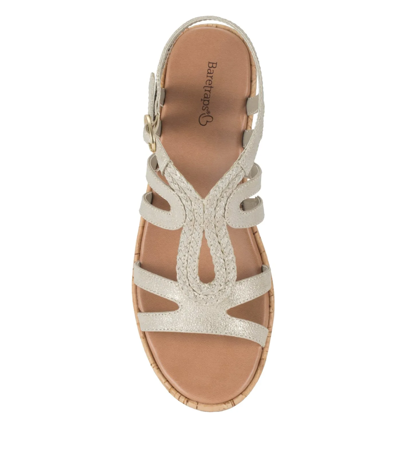 Baretraps Wedge Sandals-Wilma Wedge Sandal Champagne
