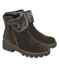 Baretraps Booties|Cold Weather Boots-Wyoming Water Resistant Boot MossSuede