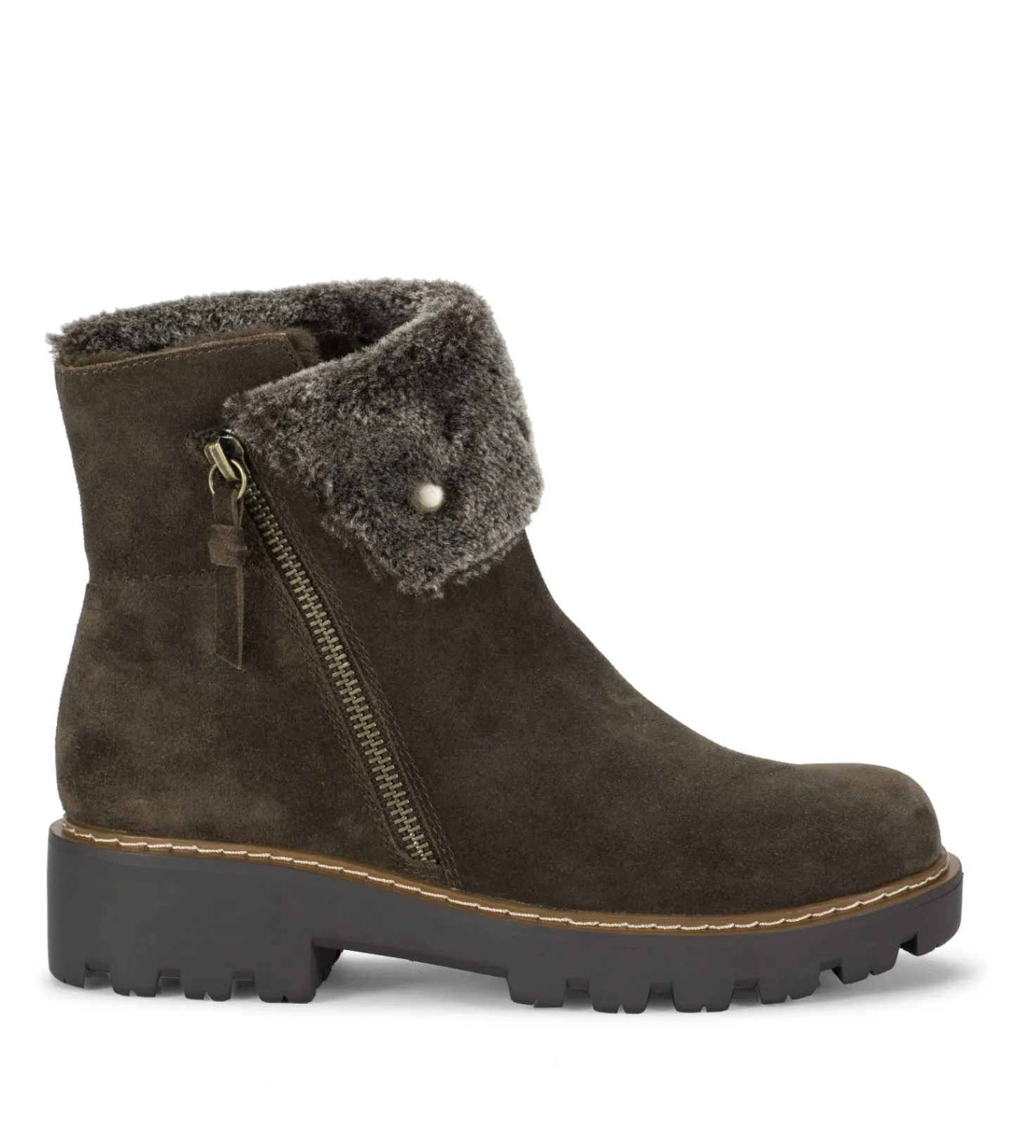 Baretraps Booties|Cold Weather Boots-Wyoming Water Resistant Boot MossSuede
