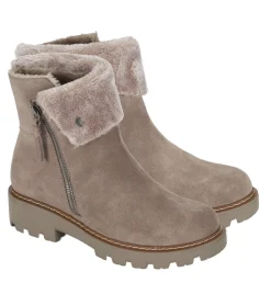 Baretraps Booties|Cold Weather Boots-Wyoming Water Resistant Boot TaupeSuede