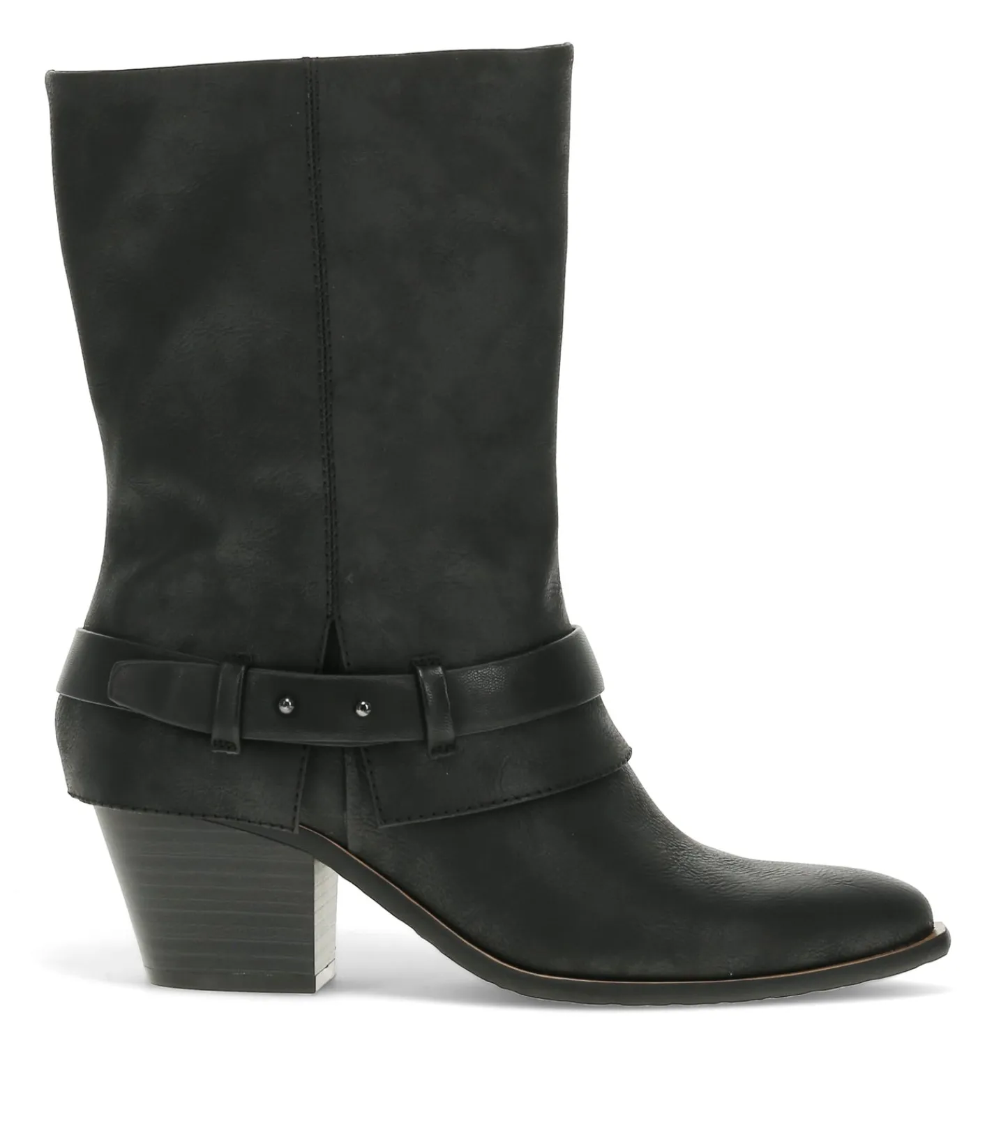 Baretraps Knee High Boots-Yamura Midi Boot Black