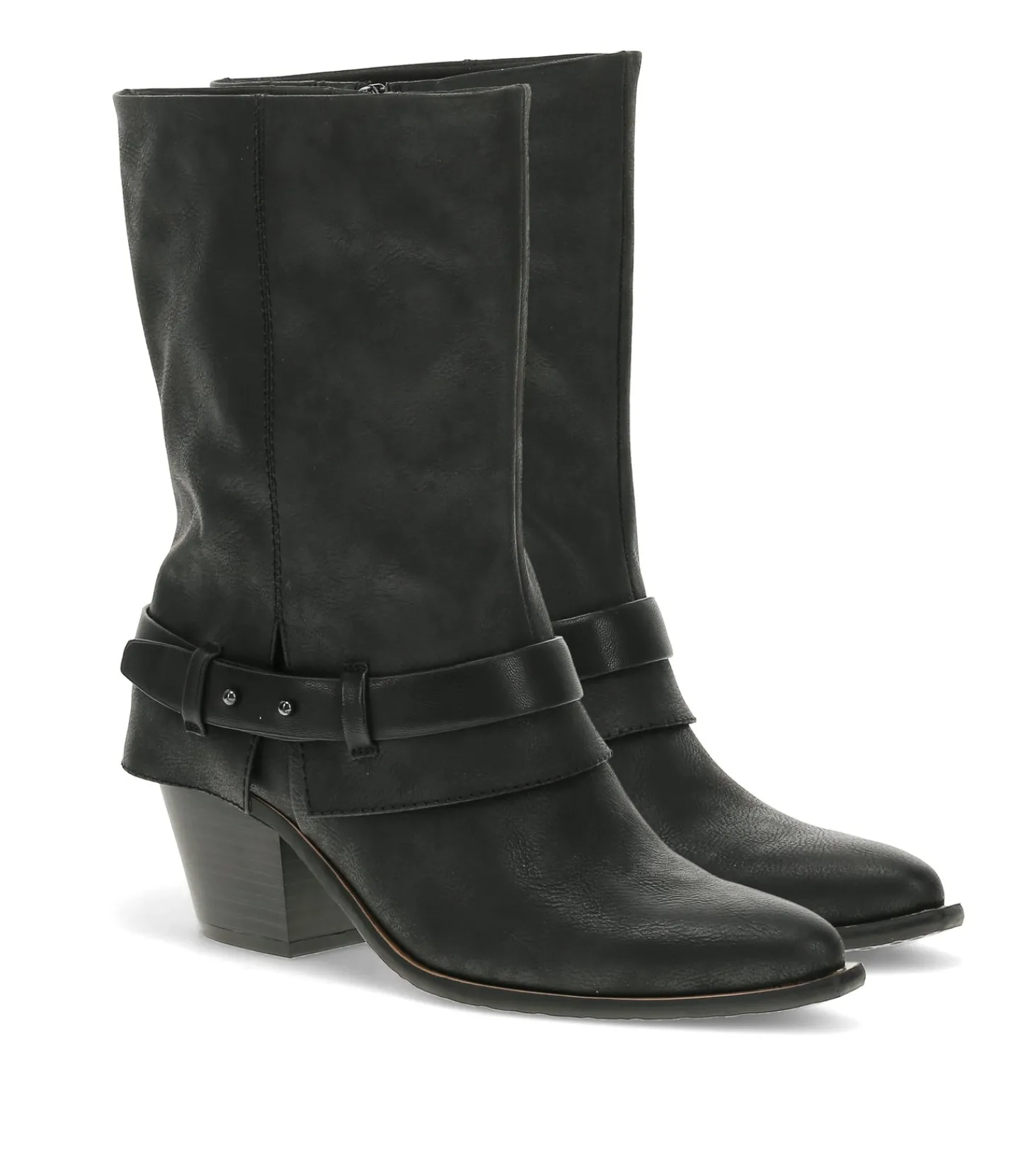 Baretraps Knee High Boots-Yamura Midi Boot Black