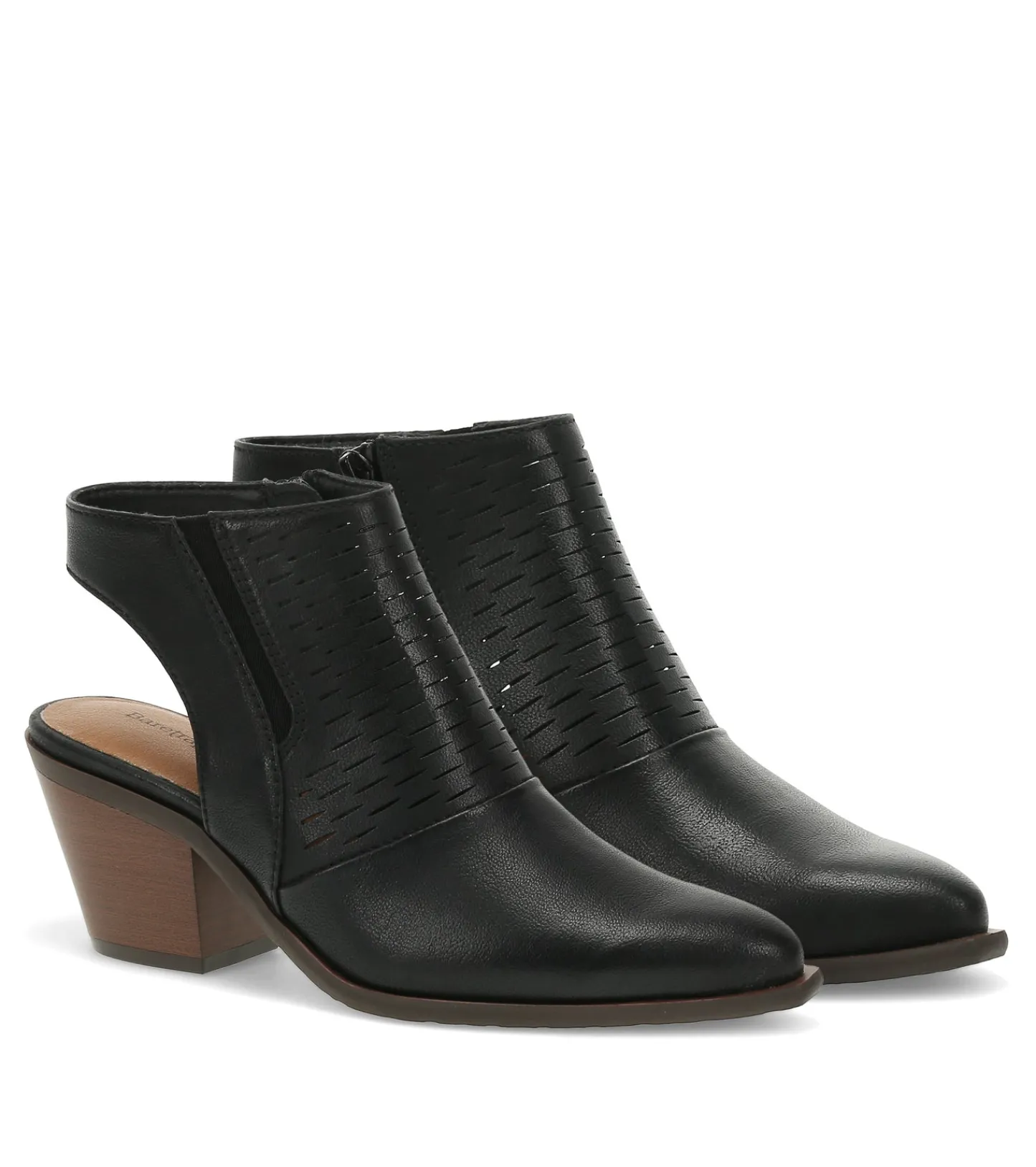 Baretraps Booties-Yangley Block Heel Bootie Black