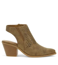 Baretraps Booties-Yangley Block Heel Bootie Gold