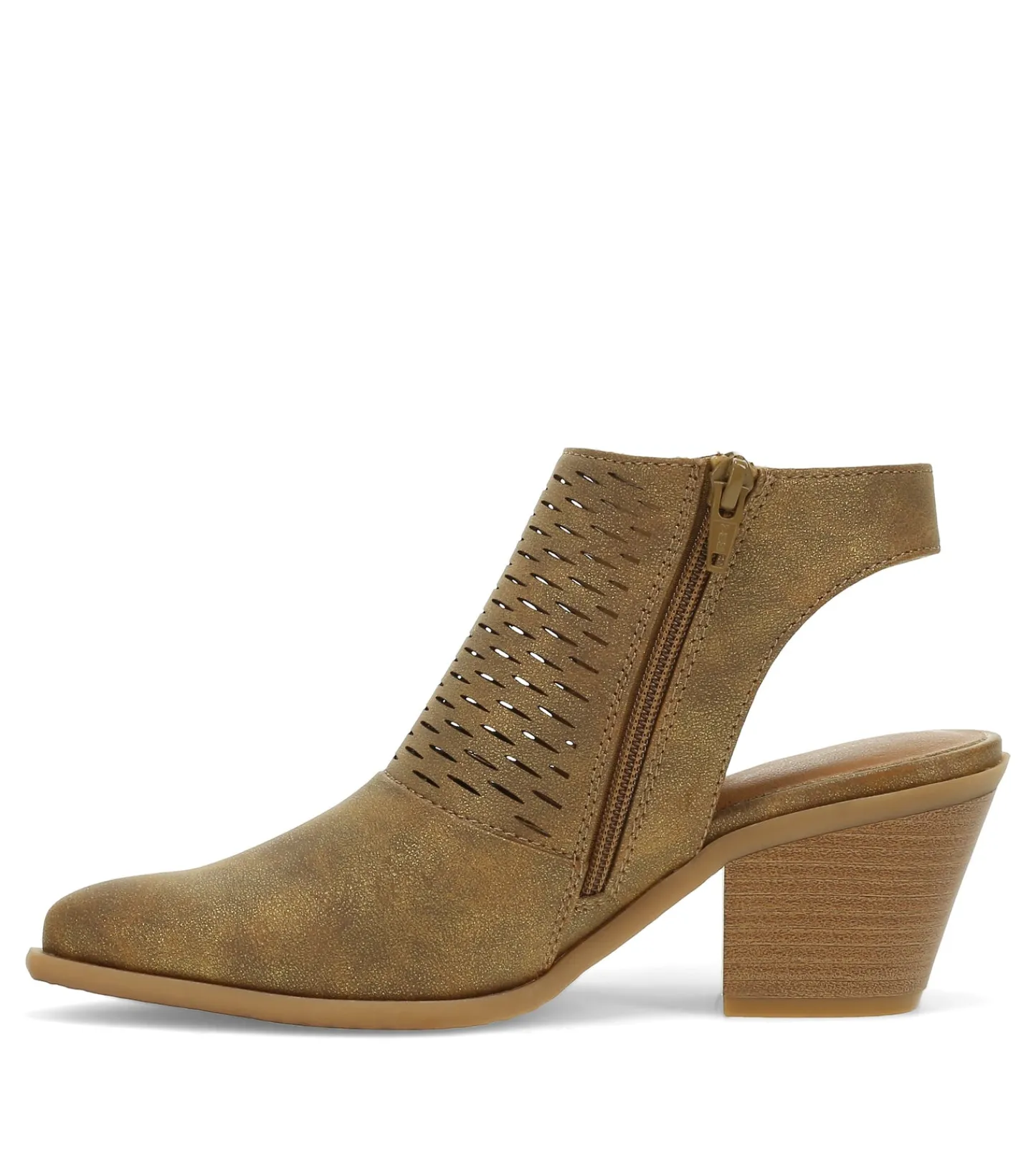 Baretraps Booties-Yangley Block Heel Bootie Gold