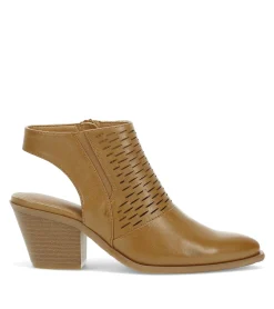 Baretraps Booties-Yangley Block Heel Bootie LightAlmond