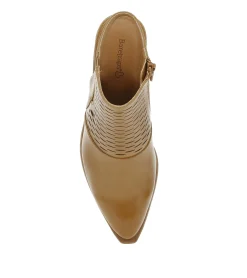 Baretraps Booties-Yangley Block Heel Bootie LightAlmond