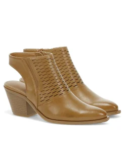 Baretraps Booties-Yangley Block Heel Bootie LightAlmond