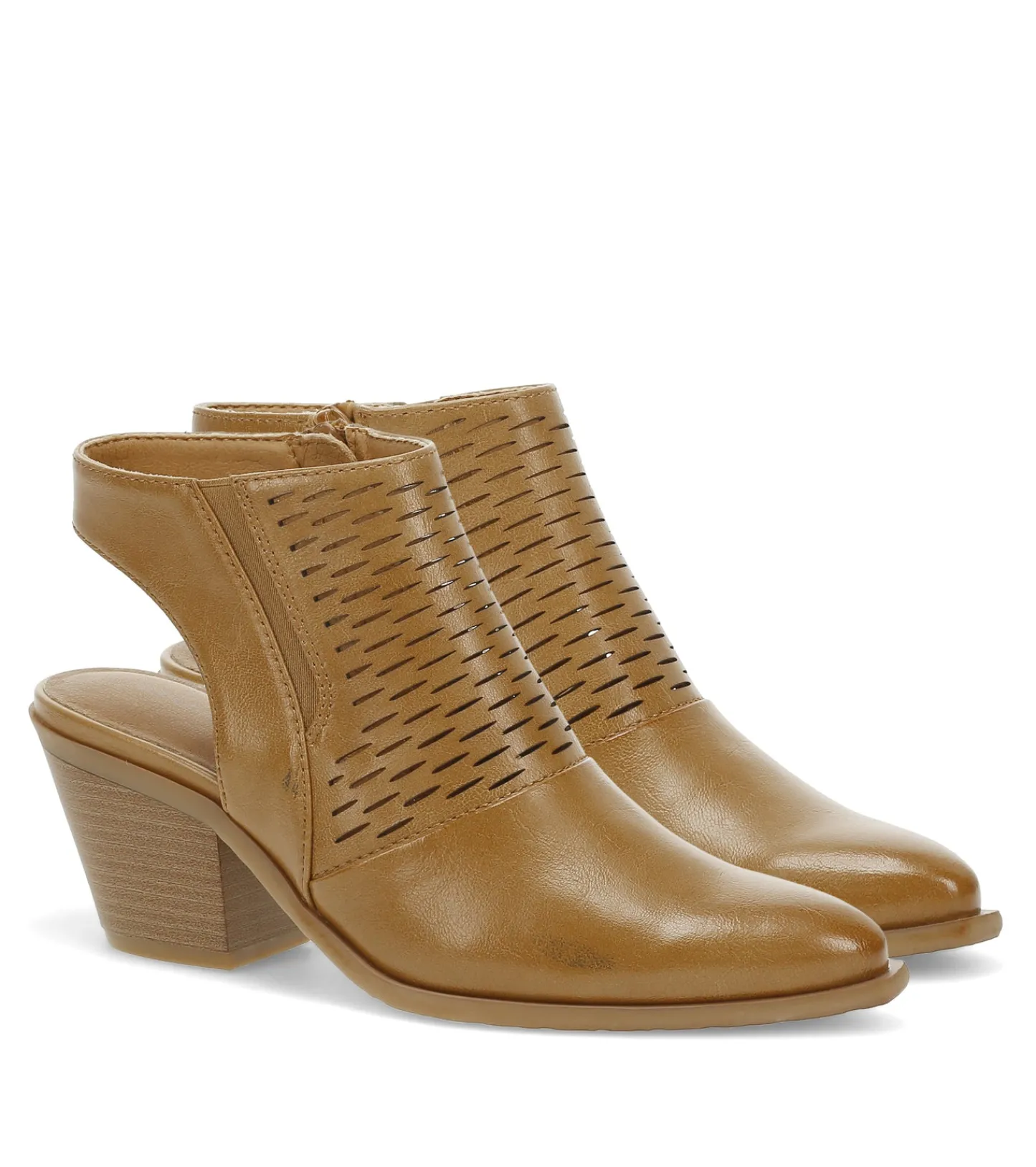 Baretraps Booties-Yangley Block Heel Bootie LightAlmond