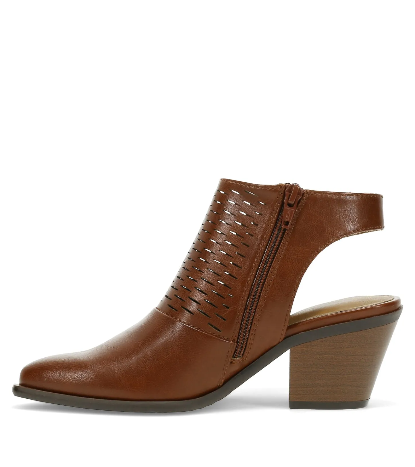 Baretraps Booties-Yangley Block Heel Bootie Mahogany