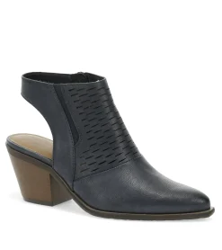 Baretraps Booties-Yangley Block Heel Bootie Navy