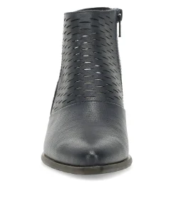 Baretraps Booties-Yangley Block Heel Bootie Navy