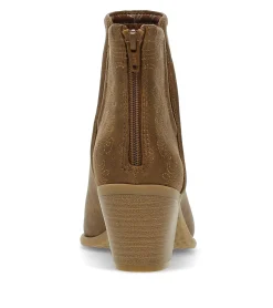 Baretraps Booties-Yara Block Heel Bootie Bronze