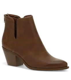 Baretraps Booties-Yara Block Heel Bootie Coffee