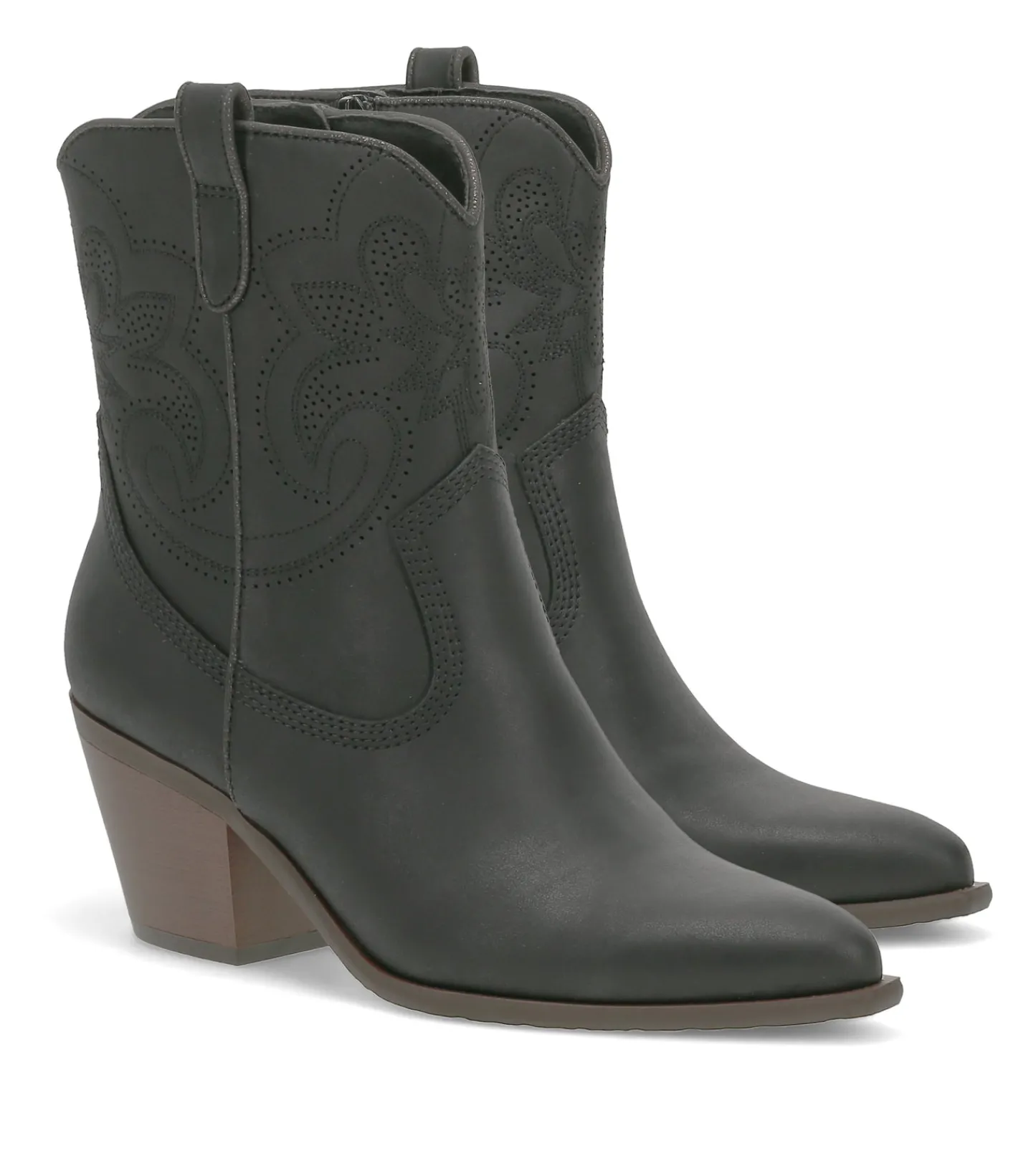Baretraps Booties-Yenni Western Boot Black