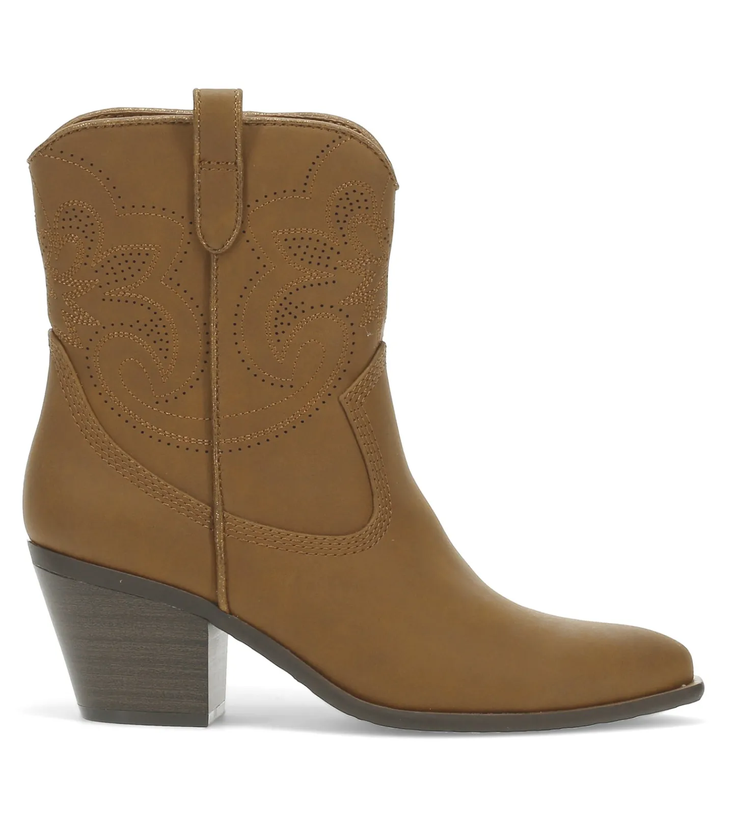 Baretraps Booties-Yenni Western Boot Walnut